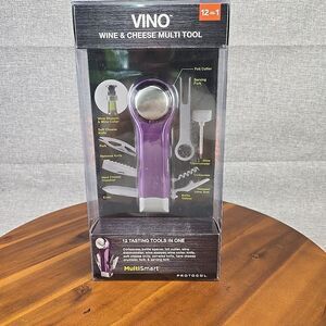 VINO New Cheese Cutter Wine Bottle Opener Gourmet Multi Tool Set Party Picnic